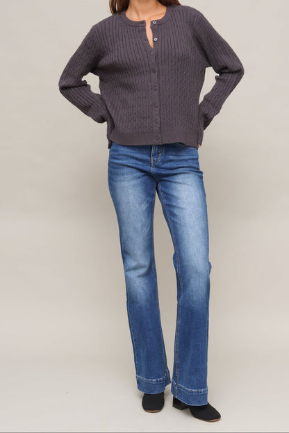 Ralfi Cable Cardigan
