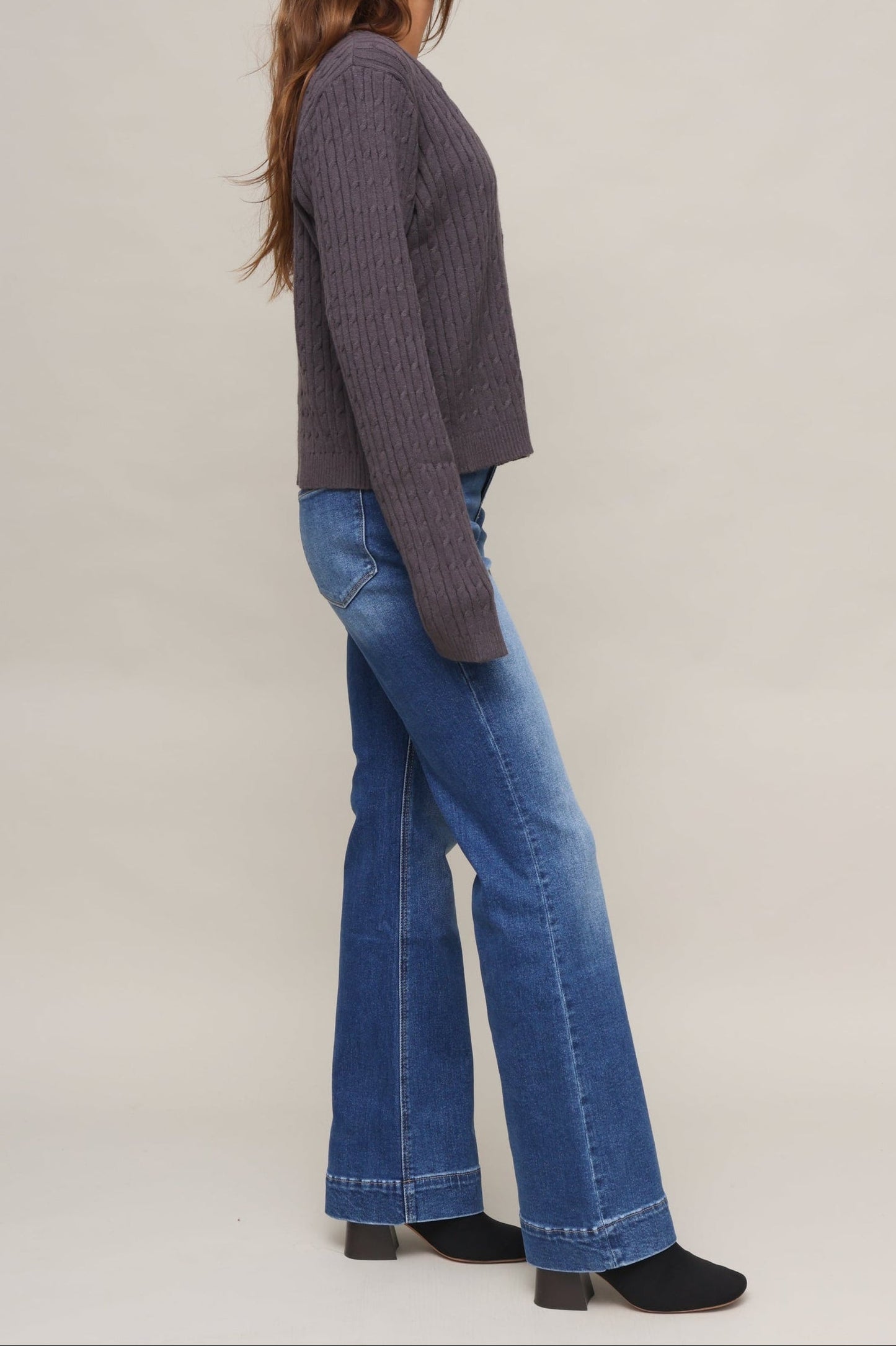 Ralfi Cable Cardigan