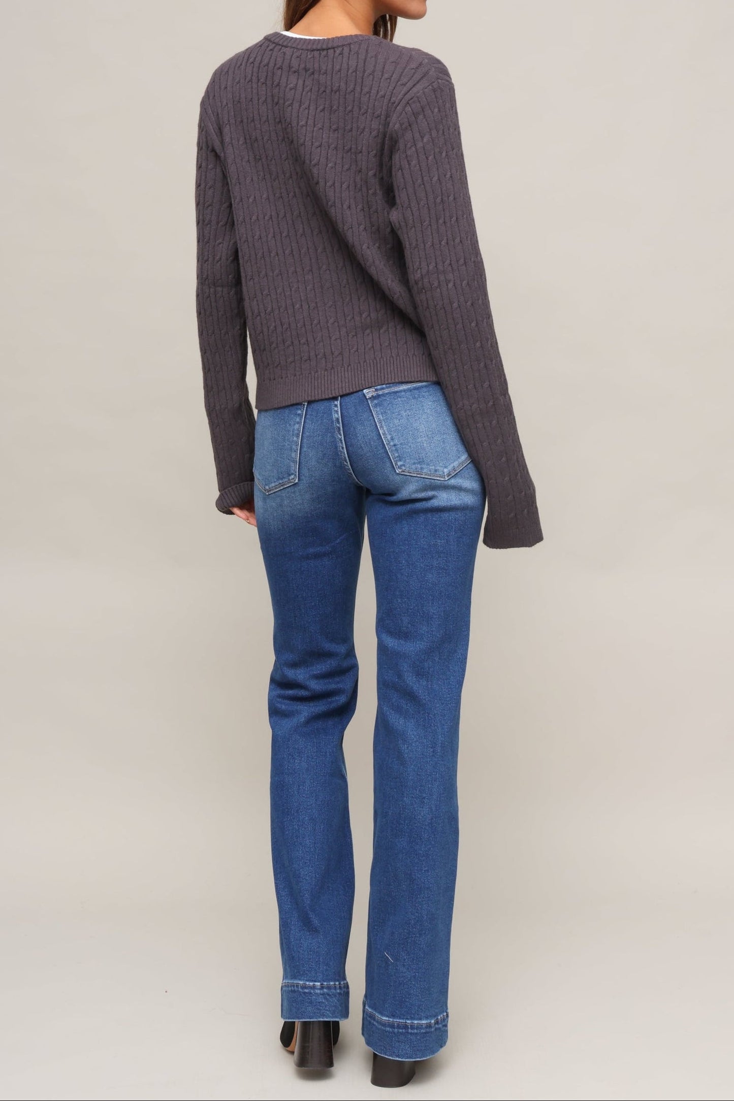 Ralfi Cable Cardigan