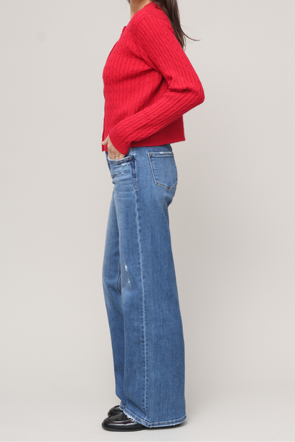 Ralfi Cable Cardigan