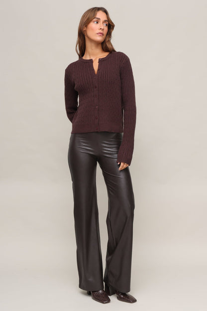 Ralfi Cable Cardigan