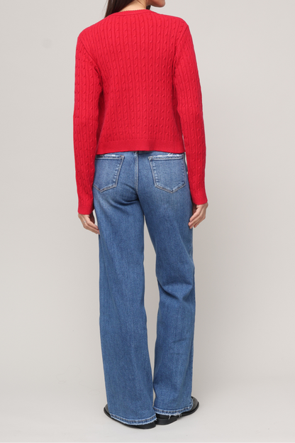Ralfi Cable Cardigan
