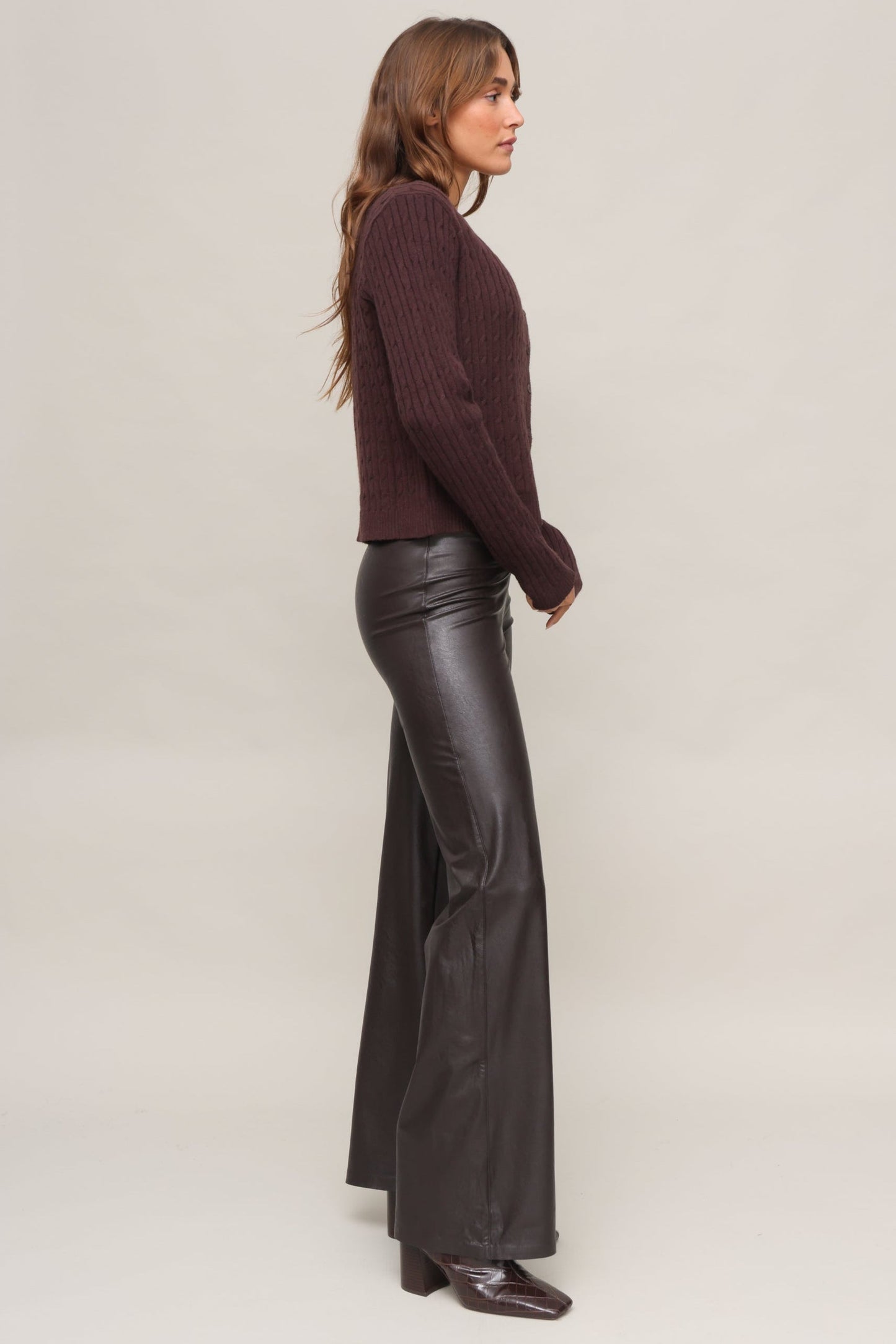Ralfi Cable Cardigan