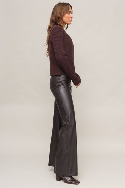 Ralfi Cable Cardigan