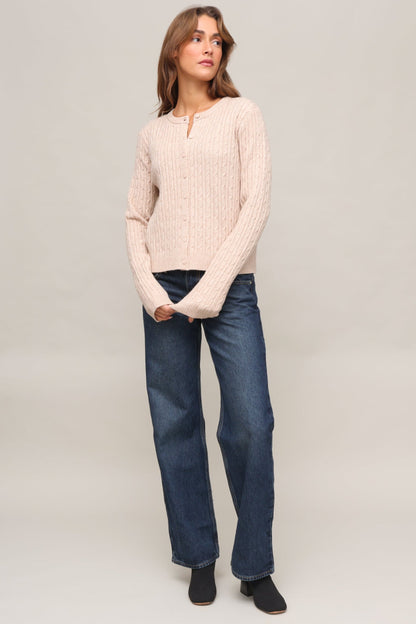 Ralfi Cable Cardigan