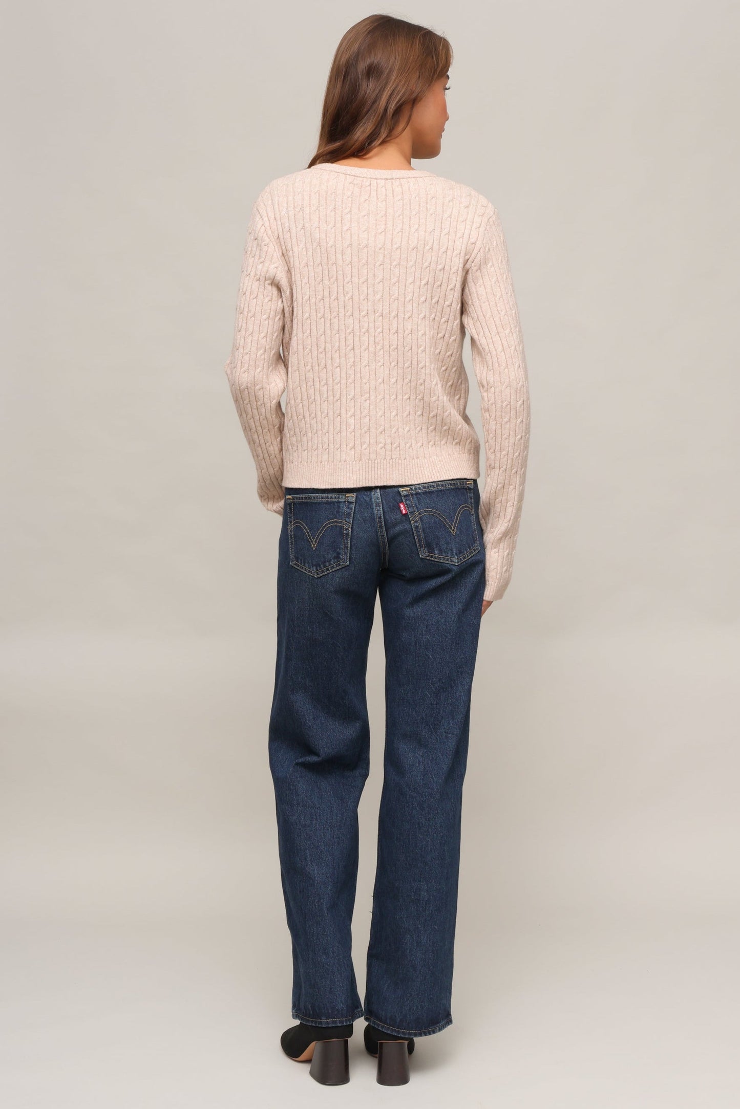 Ralfi Cable Cardigan