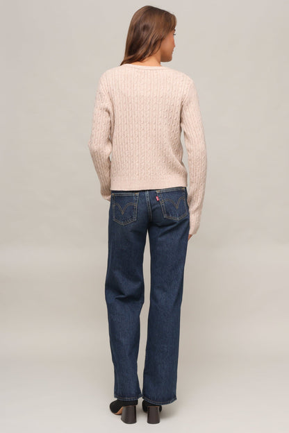 Ralfi Cable Cardigan