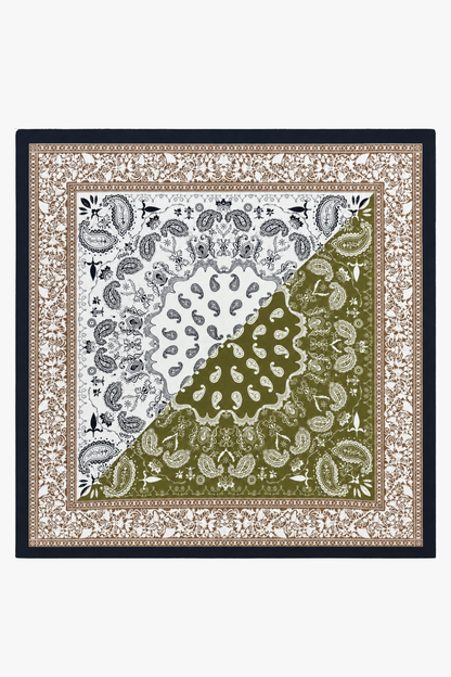 Rayne Silk Blend Bandana Scarf