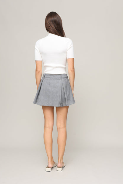 Rebecca Ribbed Mock Neck Sweater
