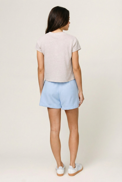 Rosie Linen Jersey V-Neck Tee