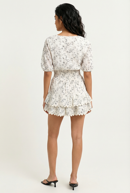 Rue Cler V Neck Romper