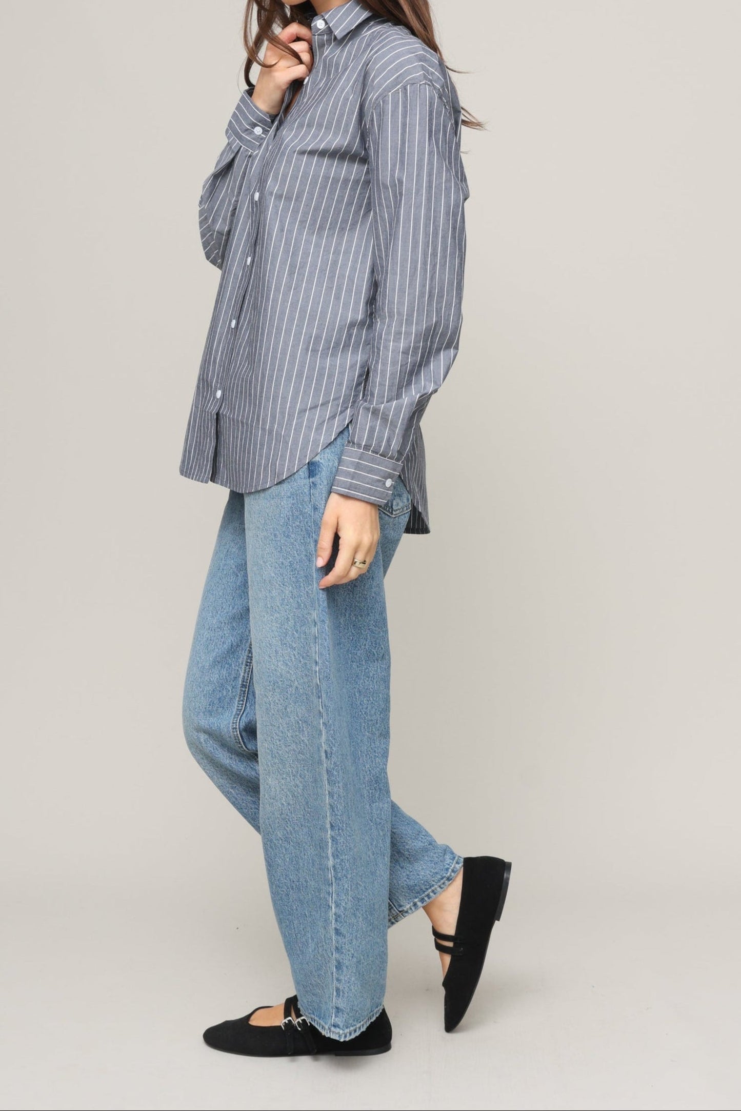Seaport Striped Poplin Shirt