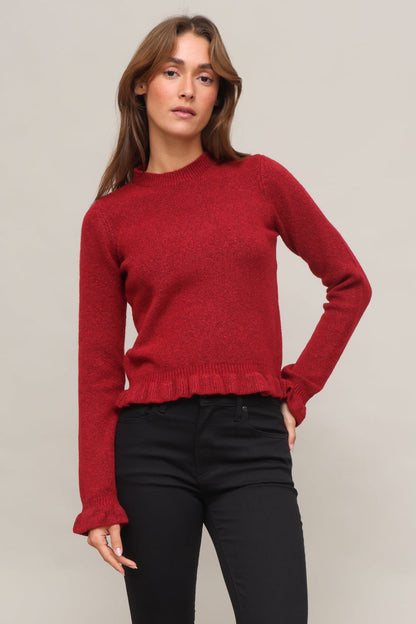 Seraphina Soft Ruffle Sweater