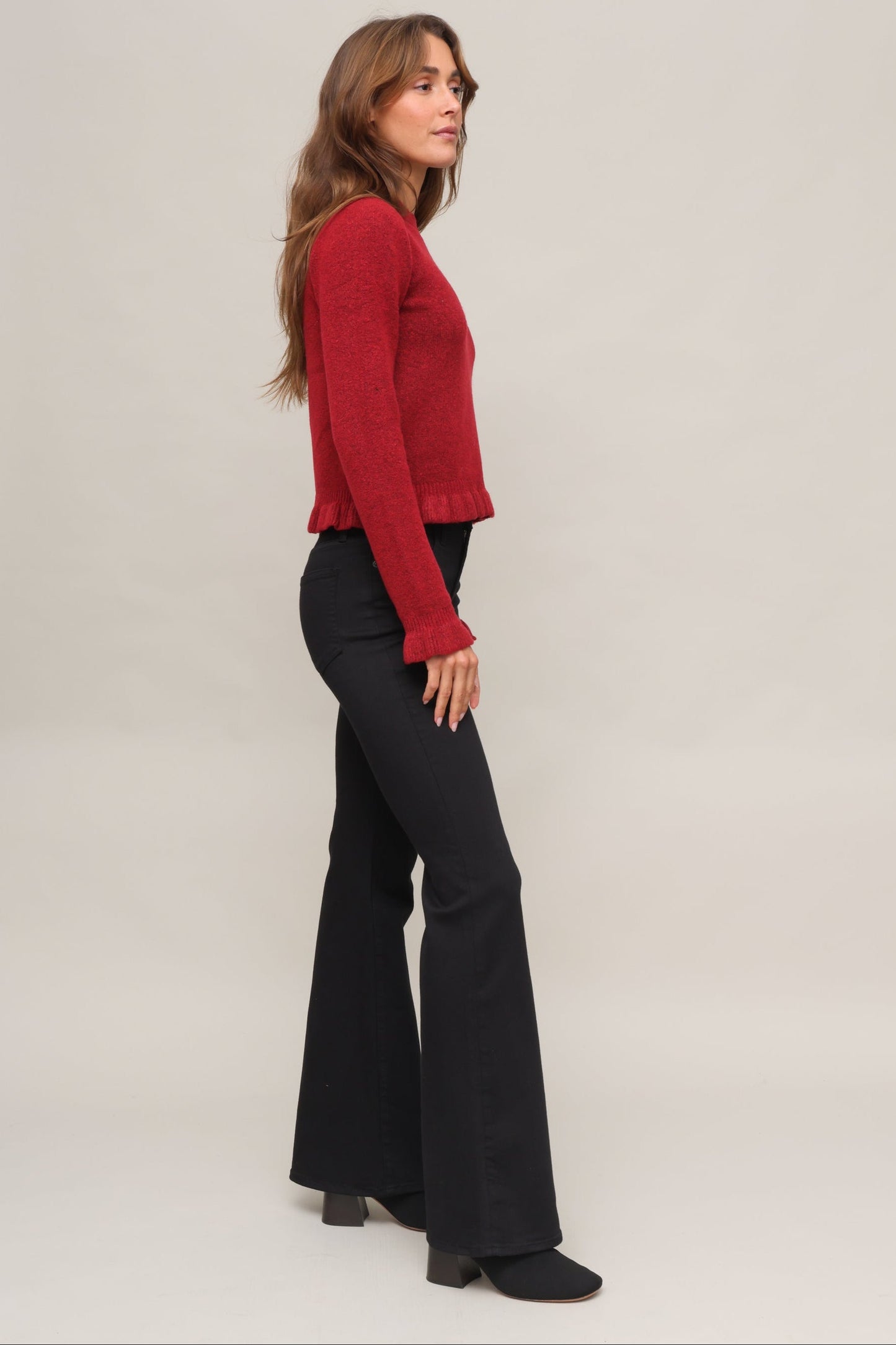 Seraphina Soft Ruffle Sweater