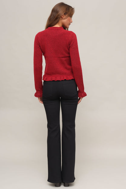 Seraphina Soft Ruffle Sweater