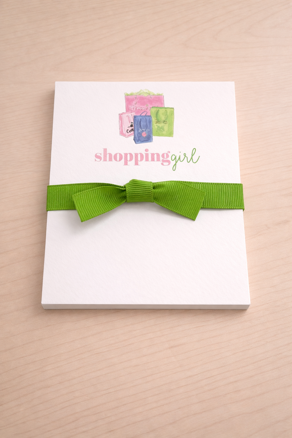 Shopping Girl Notepad