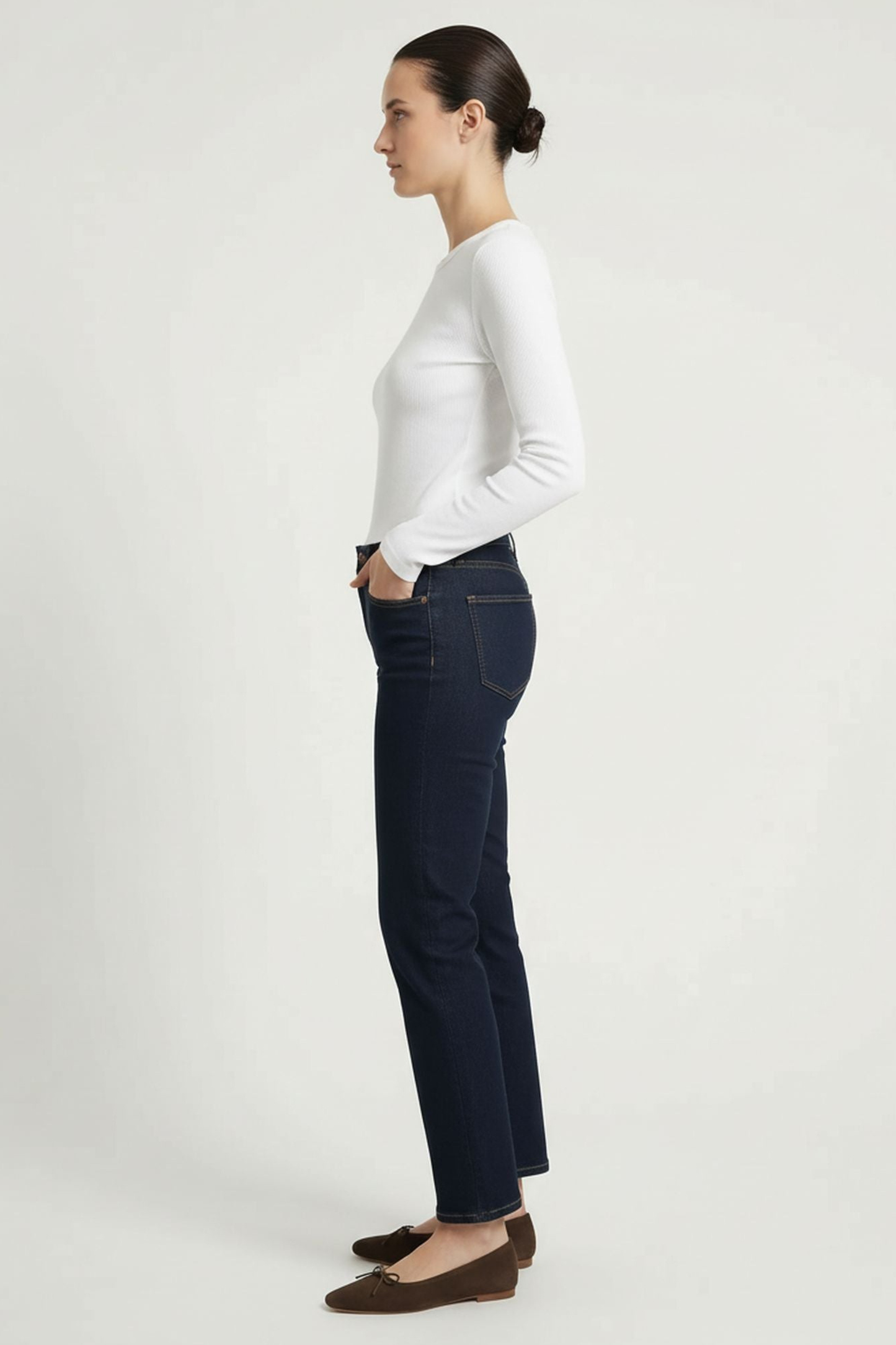 Sienna Luxe Rib Crop Long Sleeve