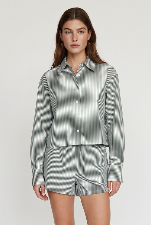 Lyle Stripe Button Down