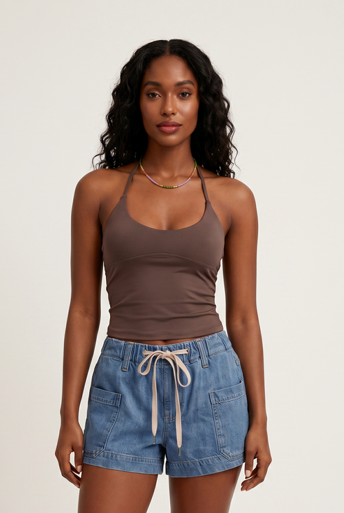 Highlight Halter Tie Top