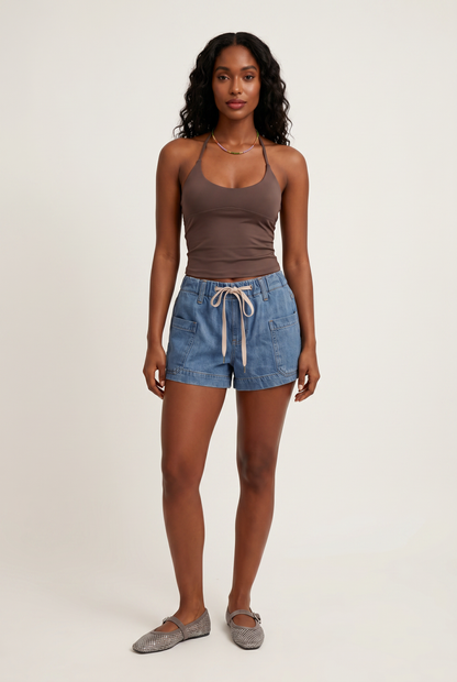 Highlight Halter Tie Top