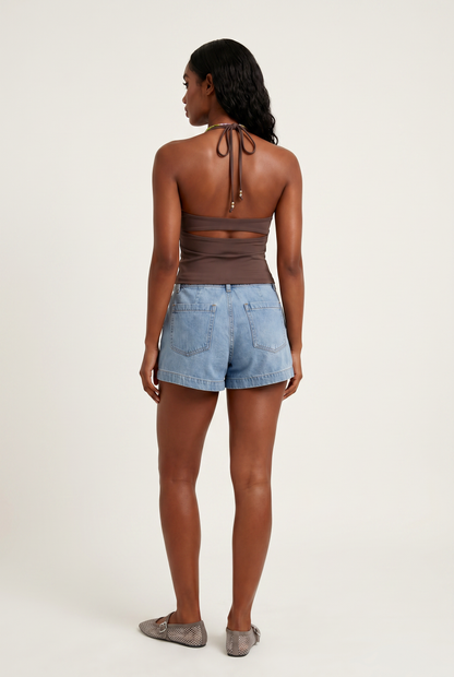 Highlight Halter Tie Top