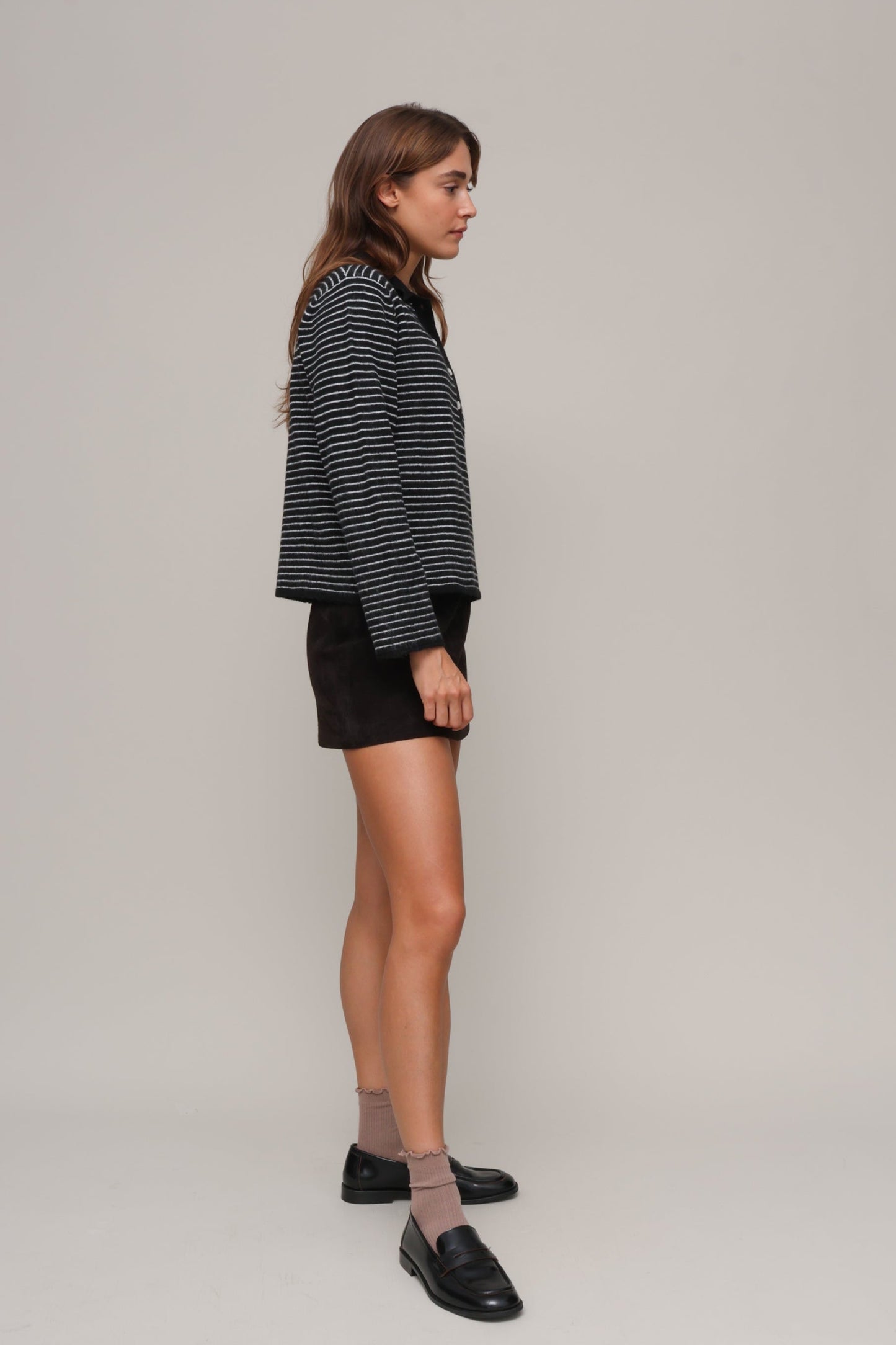 Tom Tom Striped Polo Sweater