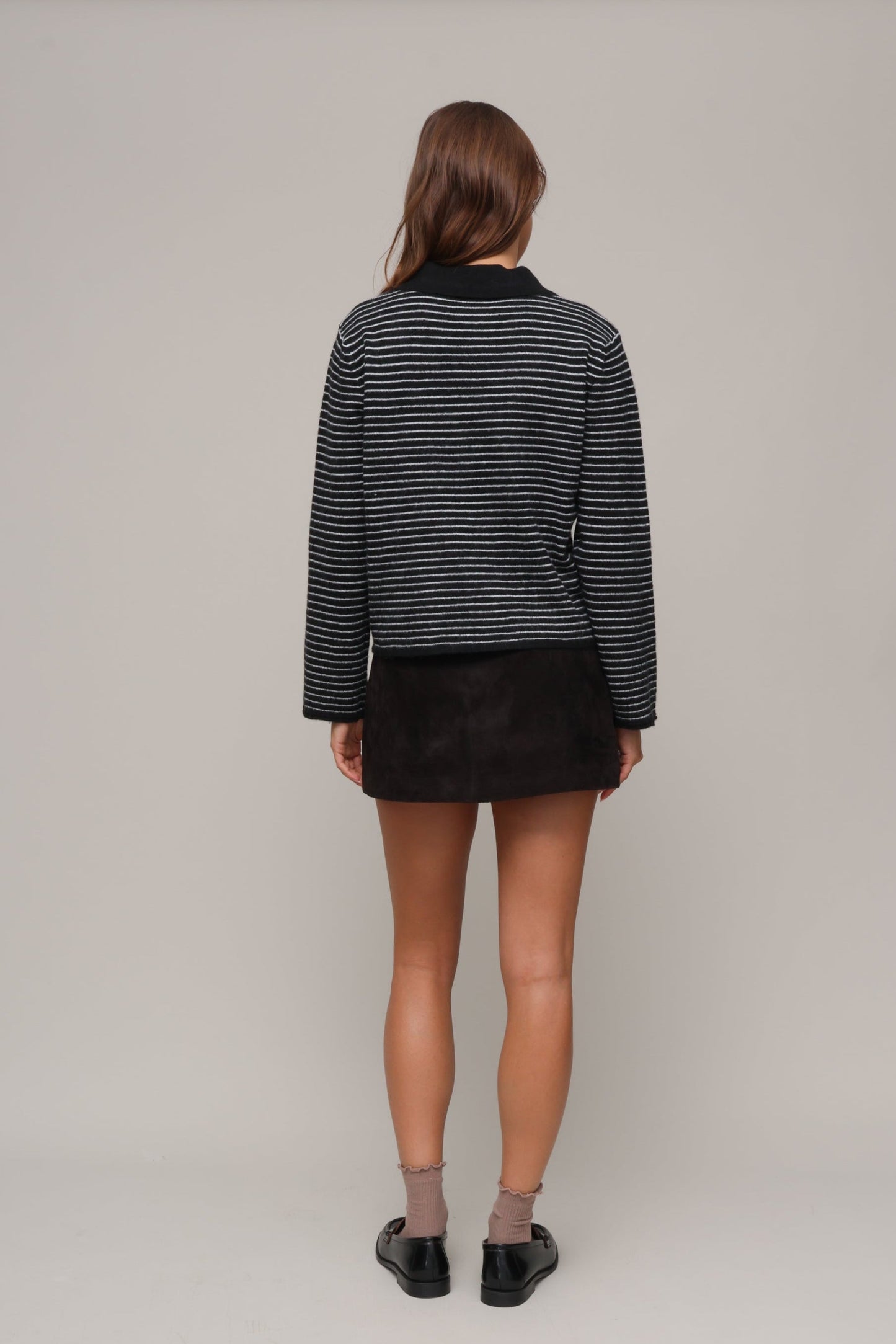Tom Tom Striped Polo Sweater