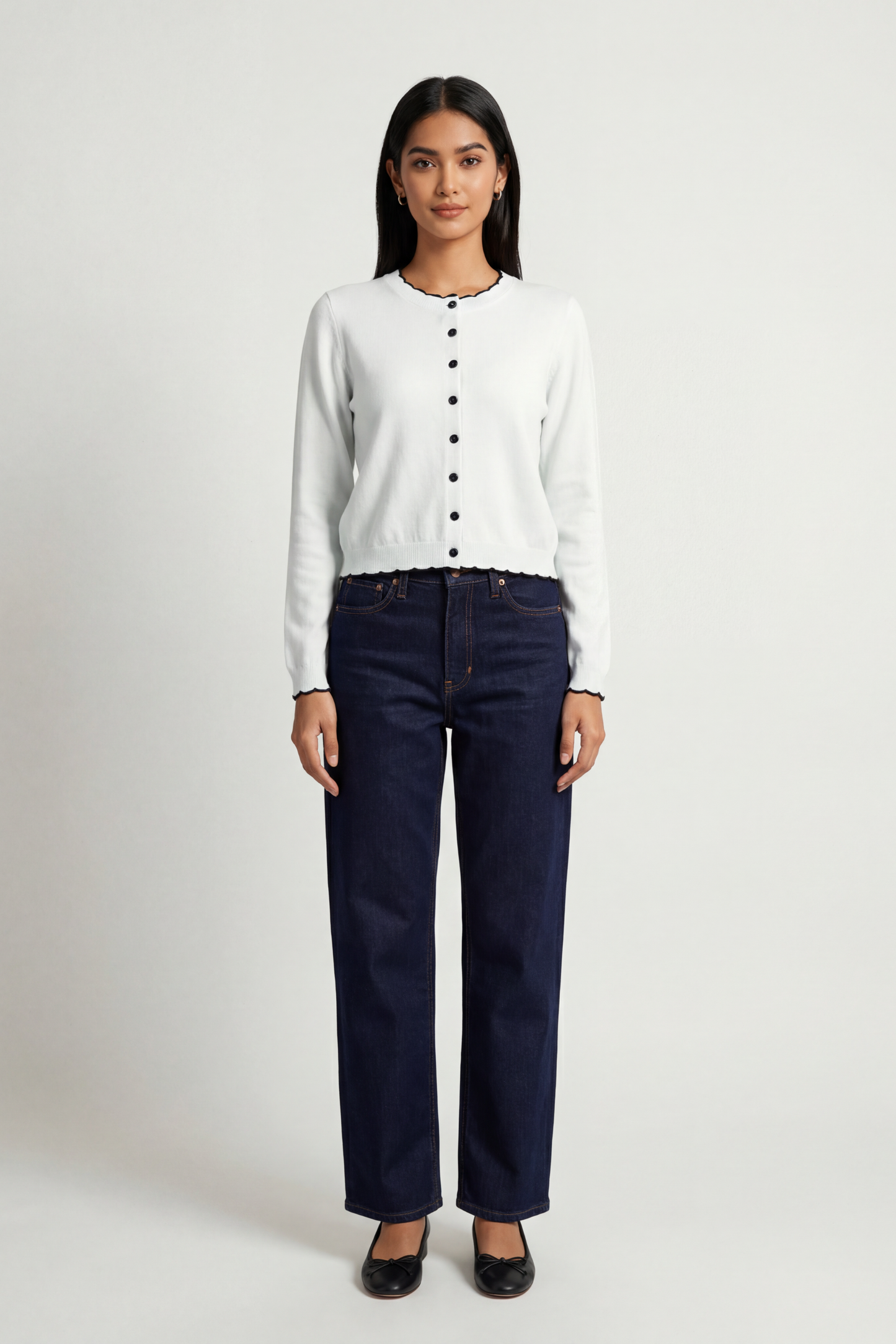 Tribeca Scallop Cardigan