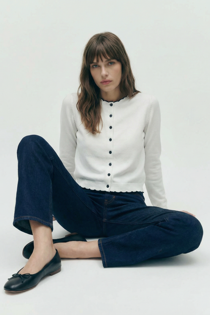 Tribeca Scallop Cardigan