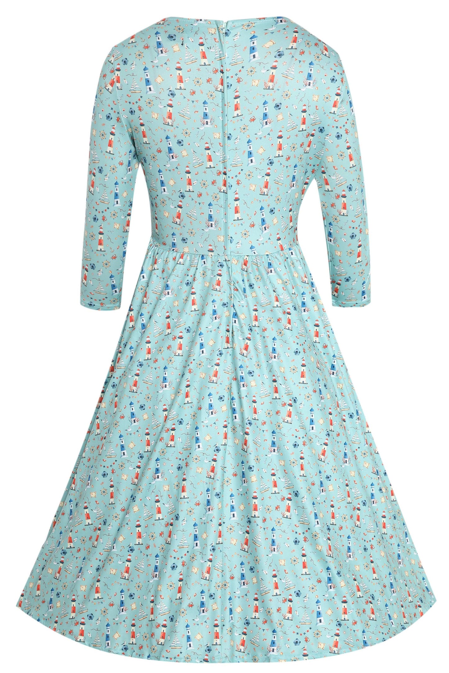 Billie Nautical Lighthouse Day Dress