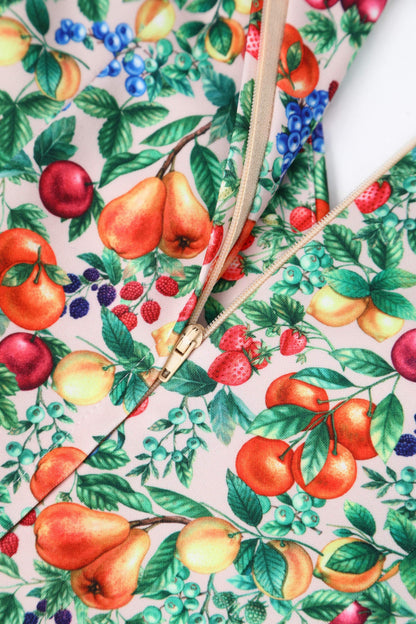 Lily Italian Summer Fruit Off Shoulder Dress