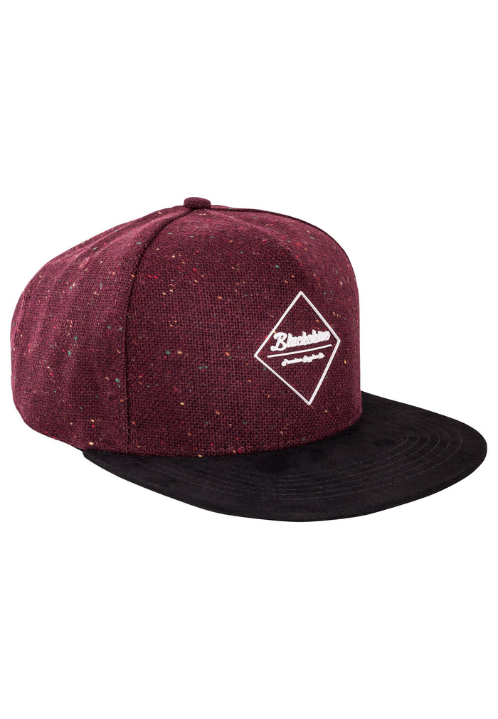 Blackskies-Ares-Snapback-Cap-Maroon-Black-Side
