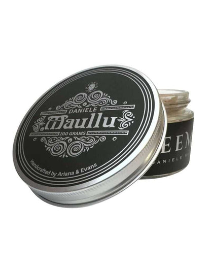 Ariana & Evans Daniele Maullu Latte e Menta Shaving Soap tin, luxury Italian-inspired shaving cream container