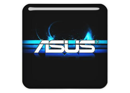 Asus 3D Effect 1"x1" Chrome Effect Domed Case Badge / Sticker Logo