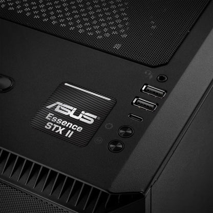 Asus Essence STX II 1"x1" Chrome Effect Domed Case Badge / Sticker Logo