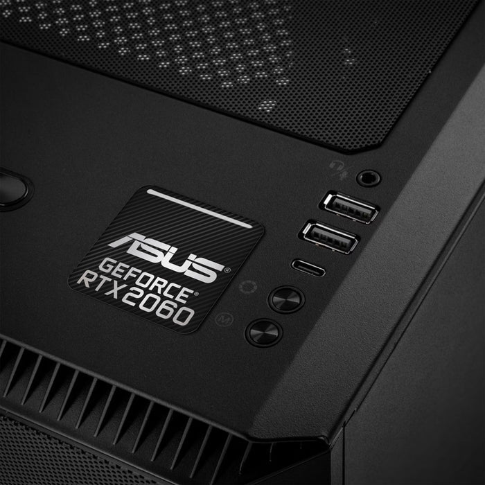 Asus GeForce RTX 2060 1"x1" Chrome Effect Domed Case Badge / Sticker Logo