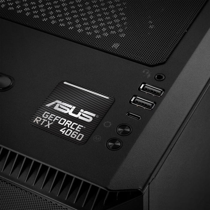 Asus GeForce RTX 4060 1"x1" Chrome Effect Domed Case Badge / Sticker Logo