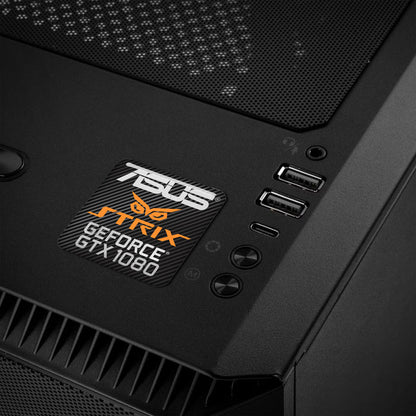 Asus Strix GeForce GTX 1080 1"x1" Chrome Effect Domed Case Badge / Sticker Logo