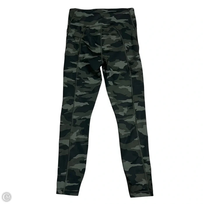 Athletic Leggings By Athleta In Camouflage Print, Size: 0