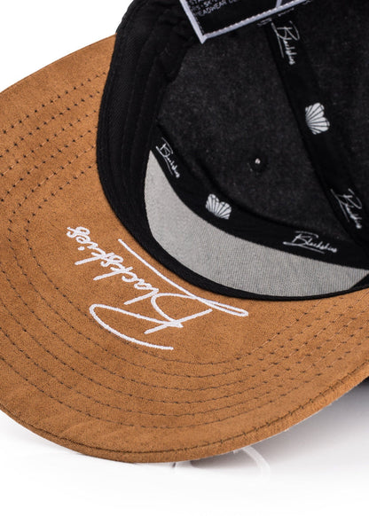 Blackskies-B-Script-Flannel-Snapback-Cap-Charcoal-Premium-Hat-5