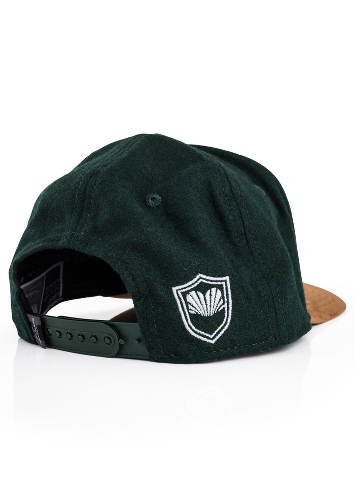 Blackskies-B-Script-Flannel-Snapback-Cap-Green-Premium-Hat-4