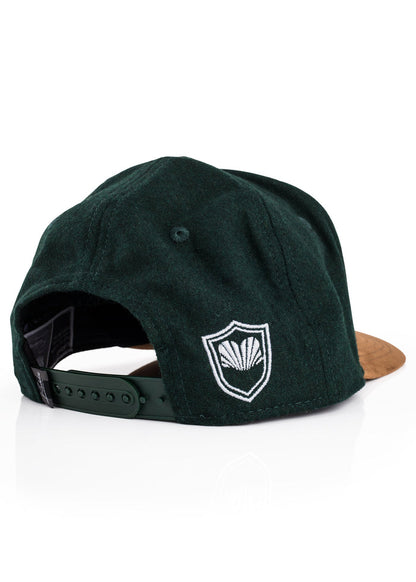 Blackskies-B-Script-Flannel-Snapback-Cap-Green-Premium-Hat-4