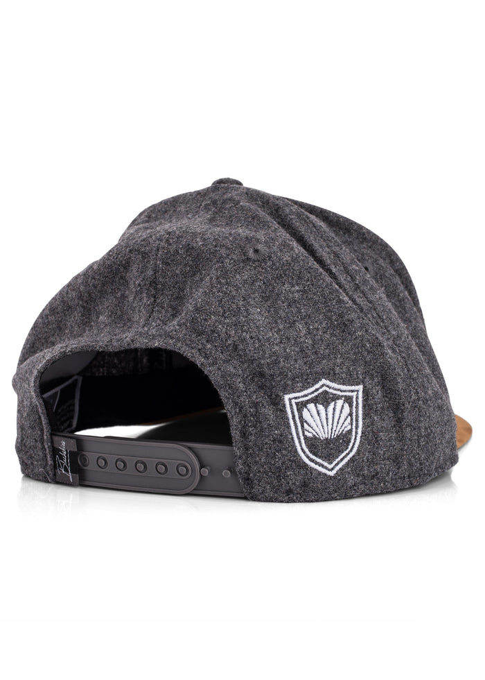 Blackskies-B-Script-Flannel-Snapback-Cap-Grey-Premium-Hat-6