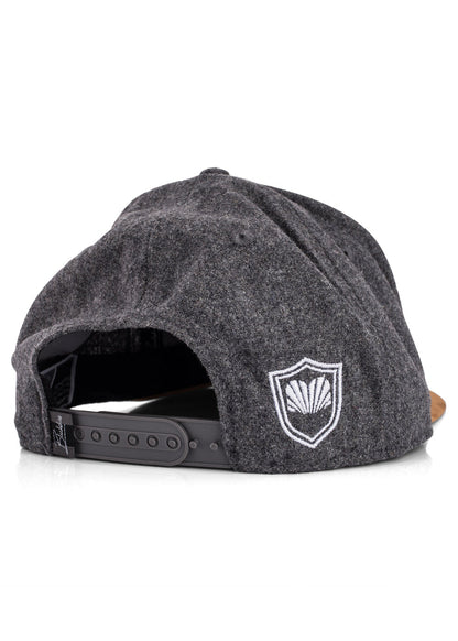 Blackskies-B-Script-Flannel-Snapback-Cap-Grey-Premium-Hat-6