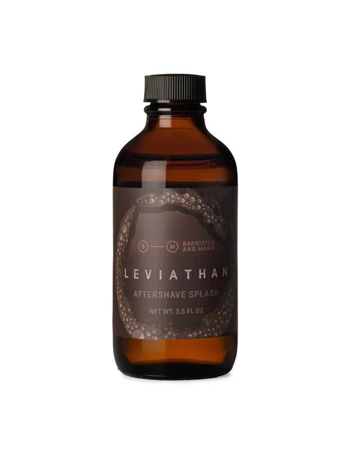 Leviathan aftershave splash bottle with leather and coffee scent