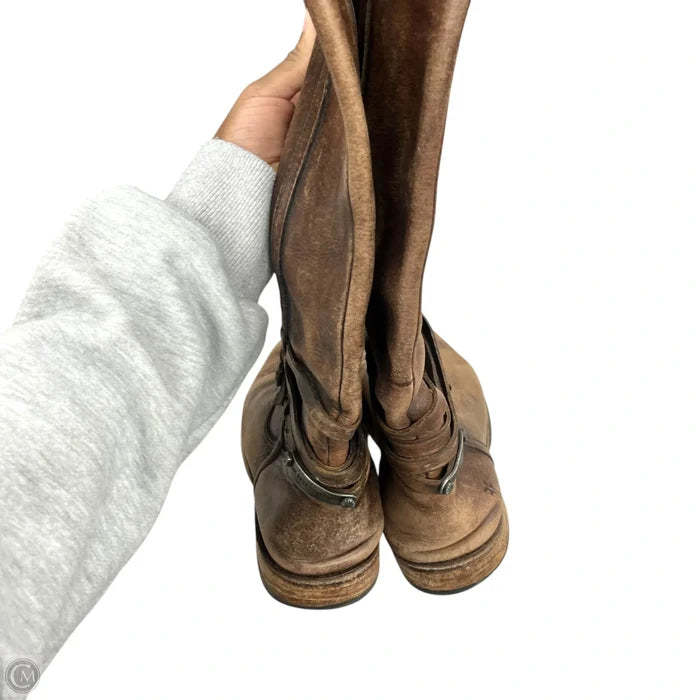 Boots Designer By Frye In Brown, Size: 6