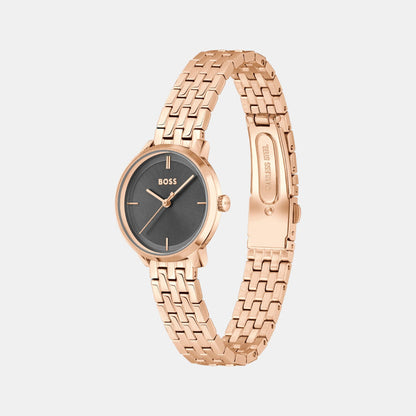 Boss Lucia Women Quartz Grey Dial Analog Stainless Steel Watch 1502820
