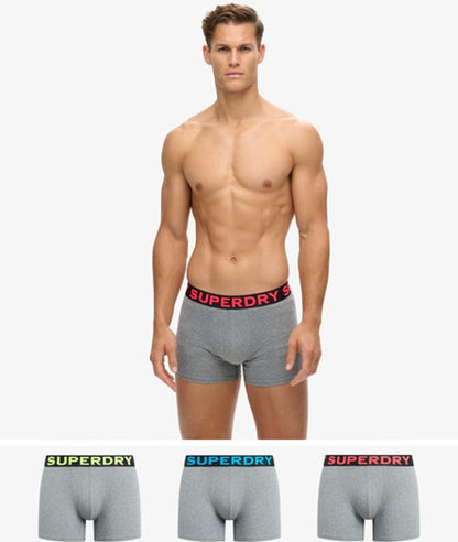 Boxer Triple Pack in Grey Marl
