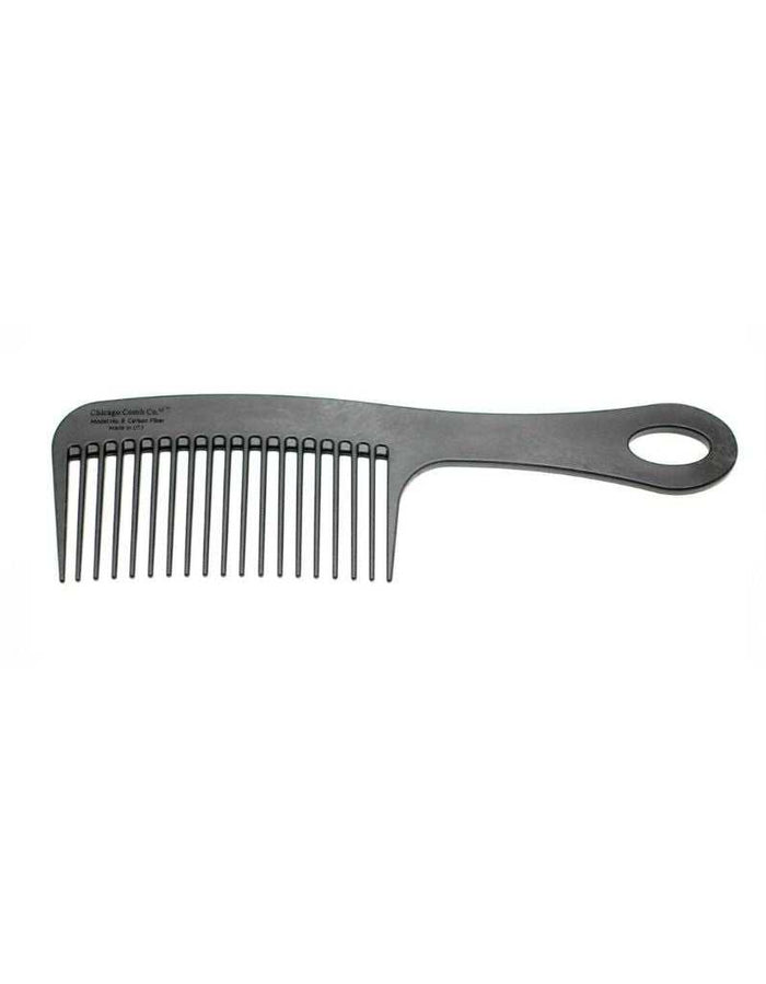 Carbon fiber detangling and styling comb for curly hair