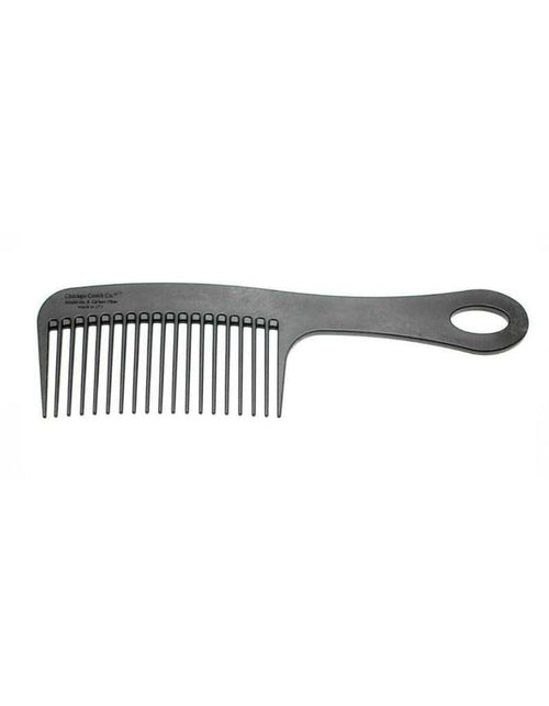 Carbon fiber detangling and styling comb for curly hair